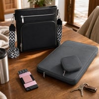 Cestovný set Pendli: crossbody kabelka + RFID puzdro + obal na notebook 1
