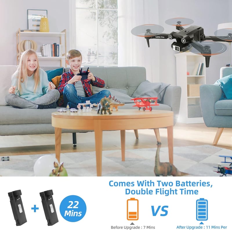 Awaiymi X213 Összecsukható Mini Drón 1080P HD Kamerával - WiFi FPV Quadcopter Hordtáskával, 3 Sebességfokozat, 3D Flip Funkció, Gyerekeknek 