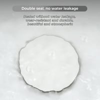 Tesyeux Kerámia Mosdódugó Szett - 2 db Nyomógombos Lefolyódugó Beépített Szűrővel, Univerzális Méret 34-40mm, Fehér, Mosogató, Fürdőkád, Kon 5