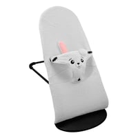 JYOKO KIDS Babybjorn Soft és Balance hintaágyhoz való huzat, nyuszi mintás, polár anyagú, hipoallergén, Oeko-Tex tanúsítvánnyal, 45g 2