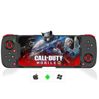 MFi Bluetooth Játékvezérlő iPhone és Android Készülékekhez - Megadream Vezeték Nélküli Gamepad (Fekete) 1