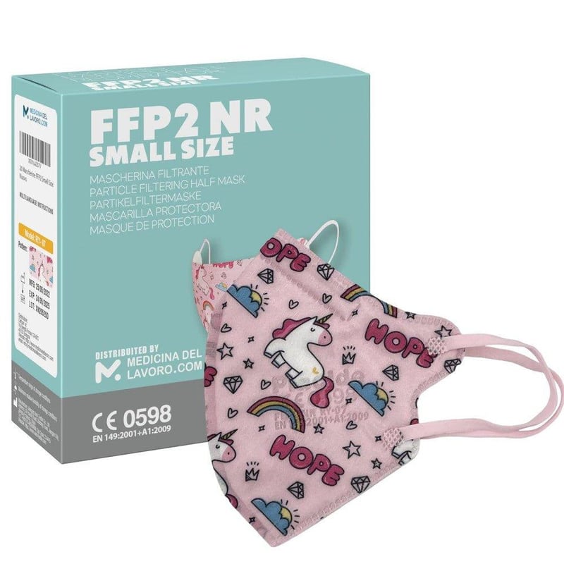 FFP2 Színes Orvosi Maszk 20db - 4 Rétegű, 95% Szűrés