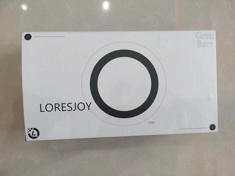 Biztonságos kapaszkodó időseknek - 48 cm-es fürdőszobai korlát piros/zöld jelzéssel