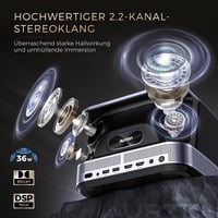 AURZEN Boom 3 Projektor Hivatalos Netflix 3D Dolby Hangzással - 4K Autofókusz, WiFi6, Bluetooth, HDR10, 1080P Full HD Házimozi Vetítő 5