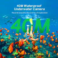 Surfola 4K Akciókamera, 40M Vízálló, WiFi, EIS Stabilizátor, 170° Széles Látószög 2