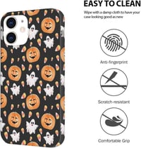 iPhone 12/12 Pro Halloween Védőtok - Tökfejes Mintával 4