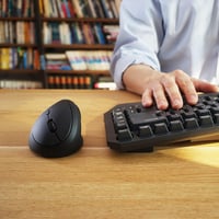 Perixx PERIMICE-719 Ergonomikus Vezeték Nélküli Optikai Egér 6 Gombbal, Állítható DPI (800/1200/1600), Fekete, PC-hez 7