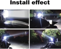 LED keresőfény autóra: 50W, 8500LM, 360° forgatható, távirányítós, fekete 6