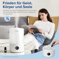 Levoit 3L Ultrahangos Párásító - Felültölthető, 360° Forgó Fúvóka, 19dB Halk Működés, 25 Órás Üzemidő, Okos Vezérlés, Aroma Diffúzor Hálószo 8