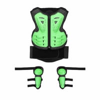 Echipament de protecție moto pentru copii cu protecții pentru genunchi, brațe și umeri, pentru schi și motociclism — fără cotiere (stare: vezi a 2-a imagine) 1