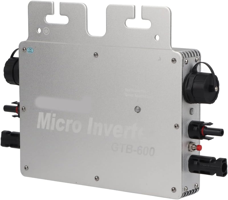 Napelemes mikroinverter 600W, WiFi-s, IP65 vízálló, 120-230V
