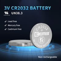 EEMB CR2032 3V lítium gombelem - autókulcs, vércukormérő, távirányító 7