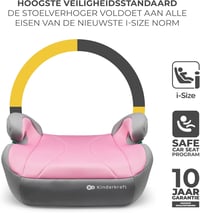 4Kraft I-BOOST Ülésmagasító 135-150 cm I-Size Biztonsági Párnázott Autósülés 9-12 Év 5