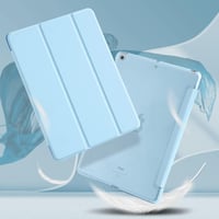4UBonLife iPad 9.7 hüvely 5./6. generáció 2017/2018 - könnyű, vékony kemény védőtok világoskék - lightblue 7