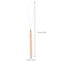 Set igala za provlačenje ekstenzija za kosu od 5 komada, fleksibilne, lako se drže, za DIY i taftanje 2