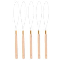 Set igala za provlačenje ekstenzija za kosu od 5 komada, fleksibilne, lako se drže, za DIY i taftanje 1