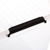 5 Five Simply Smart 80 literes görgős tárolódoboz csíptetős zárral – Nagy kapacitású rendszerező box 2
