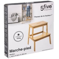 5 Five Simply Smart Bambusove stepenice sa 2 gazišta od prirodnog materijala 2