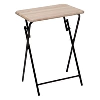 5five simply smart MOBEA skladací príručný stolík z MDF a kovu, s farebným vzorom, odkladací stolík do obývačky a na balkón 1