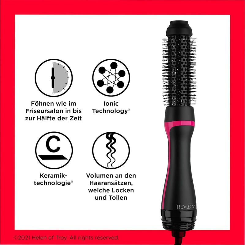 Revlon One-Step Style Booster 38mm Körkefés Hajszárító és Formázó - Kerámia Bevonatú, Ion Technológiával, Dúsabb Hajért