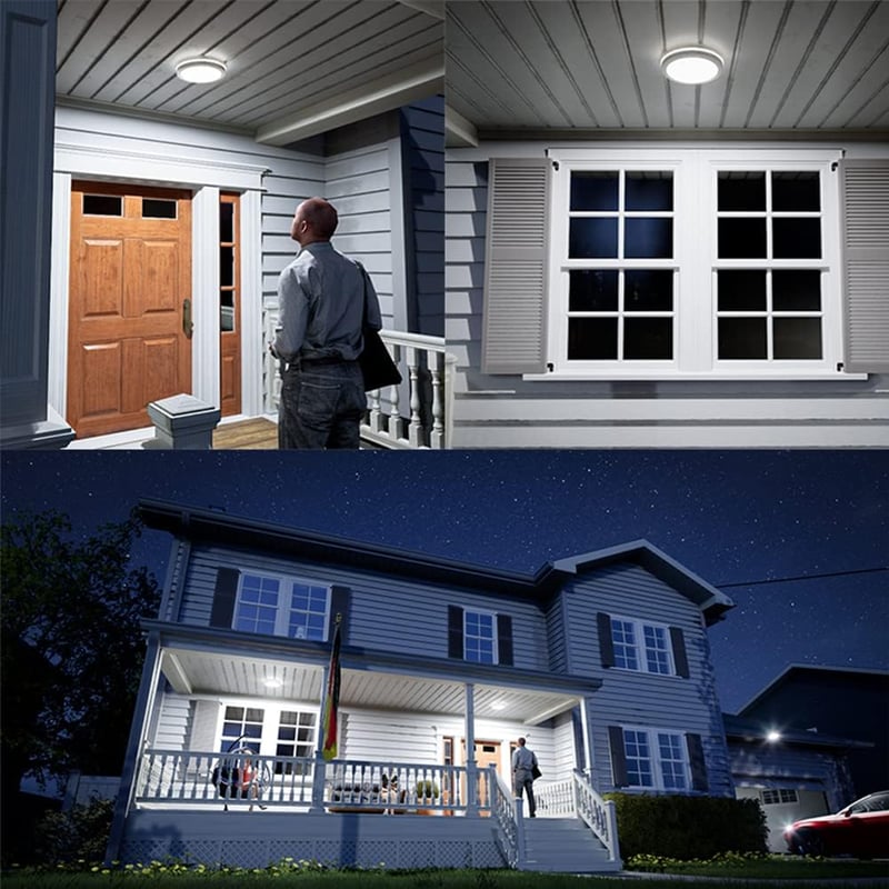Liper 30W LED mennyezeti lámpa, hidegfehér, vízálló, IP65, kerek, 25,5cm