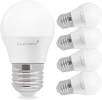 Lumare E27 LED izzó, meleg fehér, 5W, 5db-os csomag, újracsomagolt 3