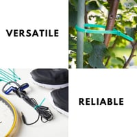 Buydefinition 100 db zöld kábelkötegelő 100mm x 2.5mm - UV-álló nylon kábelrendező kültéri-beltéri használatra, otthonba, irodába, kertbe, g 7