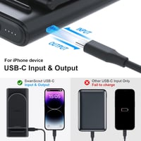 SwanScout 10000 mAh Összecsukható Vezeték Nélküli Töltőállomás iPhone és Apple Watch Készülékekhez 4