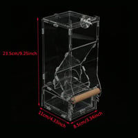Átlátszó akril madáretető - Automata adagoló kismadarak részére 4