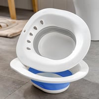 DEANIC Összecsukható WC-re Akasztható Ülőfürdő Kád - Aranyér, Szülés Utáni és Idősek Ápolására (Szürke) 9