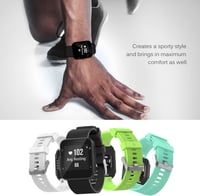 MoKo Szilikon Óraszíj Garmin Forerunner 35 GPS Futóórához - Cserélhető Sportpánt 2 Csavarhúzóval és 6 Csavarral 6