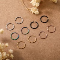DIVINA VITAE 10 Részes Orr Piercing Szett - Rozsdamentes Acél Karika, Hamis Orr és Ajak Gyűrű, 20g 8mm, Septum és Porc Karika Férfiaknak és  5