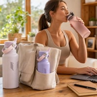 Set boca za vodu: 1x 500ml sport + 1x 500ml sa slamkom + 1x 500ml na jednu ruku + 1x 900ml široki otvor 1