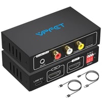 VEDINDUST 4K HDMI Audio Extraktor - Optikai, Koaxiális, L/R és 3,5mm Sztereó Kimenettel, HDCP, Dolby DTS 5.1 Támogatással, HDTV, PS4, Blu-ra 1