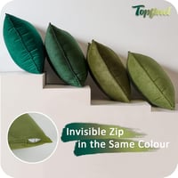 Topfinel Zöld Ombre Bársony Díszpárnahuzat 60x60 cm, 4 db-os Szett 2