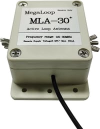 GutView MLA-30+ Hurokantenna 0,5-30MHz - Aktív Vevőantenna Rövidhullámú Rádióhoz, 60m Hatótávolság, Sötétzöld 2