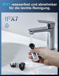 Cleanwise 2 az 1-ben Férfi Intim Borotva és Orrszőrnyíró - Újratölthető, Fájdalommentes Testszőrtelenítő Lábra, Mellkasra, Ágyékra, Vízálló, 5