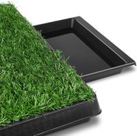 Sailnovo Kutyawc Műfűvel 63x50 cm - Beltéri Kutya Toalett Kiskutyáknak és Idősebb Ebeknek - Könnyen Tisztítható Szobatisztaság Tréning Aláté 8