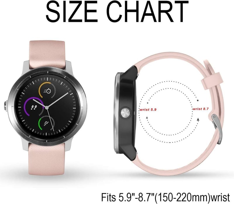 Garmin 20mm-es szilikon óraszíj Vivoactive, Venu és Forerunner modellekhez