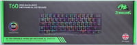 ZIYOU LANG 60% Kompakt RGB Mechanikus Gamer Billentyűzet, Kék Kapcsolók, PC/PS4/Xbox 9