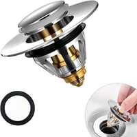 Univerzális Lefolyódugó Szűrővel Mosdóhoz és Kádhoz (38-43mm) 1