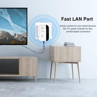 TP-Link 300Mbps WiFi jelerősítő repeater, Ethernet porttal és WPS gombbal 5