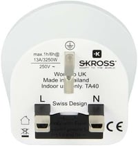 SKROSS® Univerzális UK Úti Adapter - Brit Szabványú Országokhoz 4