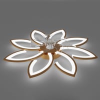 YUNLONG 90 cm Mennyezeti Ventilátor LED Világítással - Csendes DC Motor, Távirányítós, 6 Sebességes, Arany Színű, Hálószobába, Nappaliba 8