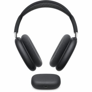 Căști wireless Apple AirPods Max, anulare activă a zgomotului, USB-C - negru miez de noapte — zgâriate, miros neplăcut, fără încărcător (stare: vezi a 2-a imagine)