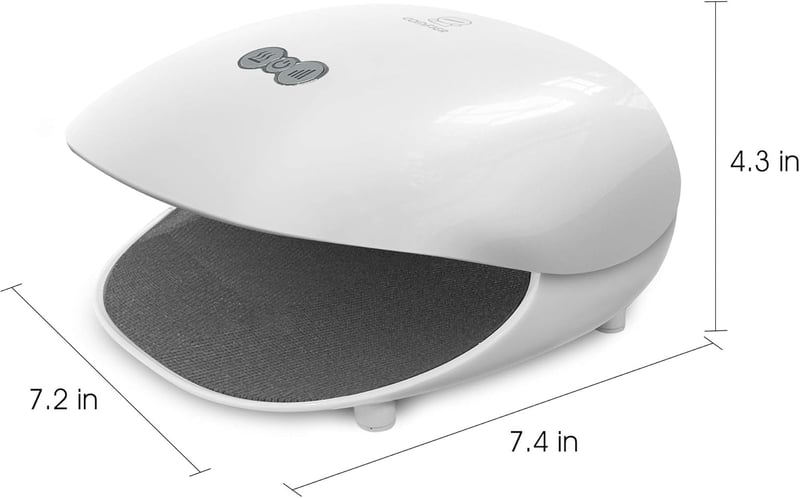 Comfier kézmaszírozó készülék 3 fokozatú nyomással és melegítéssel, újratölthető