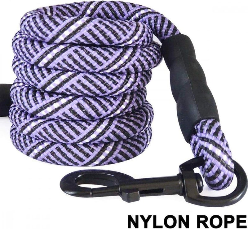 Erős Nylon Kutyapóráz 180cm, Párnázott Fogású, Nagy Kutyáknak