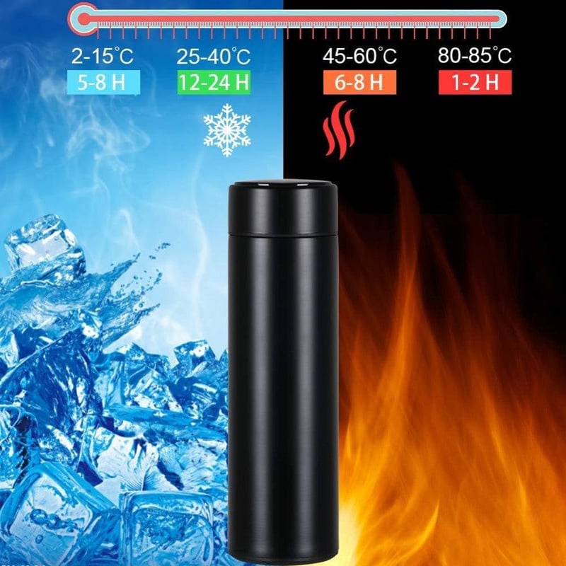 Flintronic 350 ml-es kompakt termoszpalack, újracsomagolt
