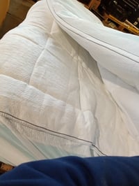 Topper pentru saltea din spumă cu memorie cu gel DOPEDIO, Oeko-TEX®, 180x200 cm, 7,5 cm, alb – husă găurită — husă de saltea găurită (stare: vezi a 2-a imagine) 4