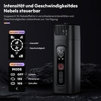 ULANZI FM01 Mini Ködgép - 40W Hordozható Füstgép 10m Távirányítóval, Akkumulátoros Ködösítő Fotózáshoz, Videózáshoz, Esküvőre, Partikra 4